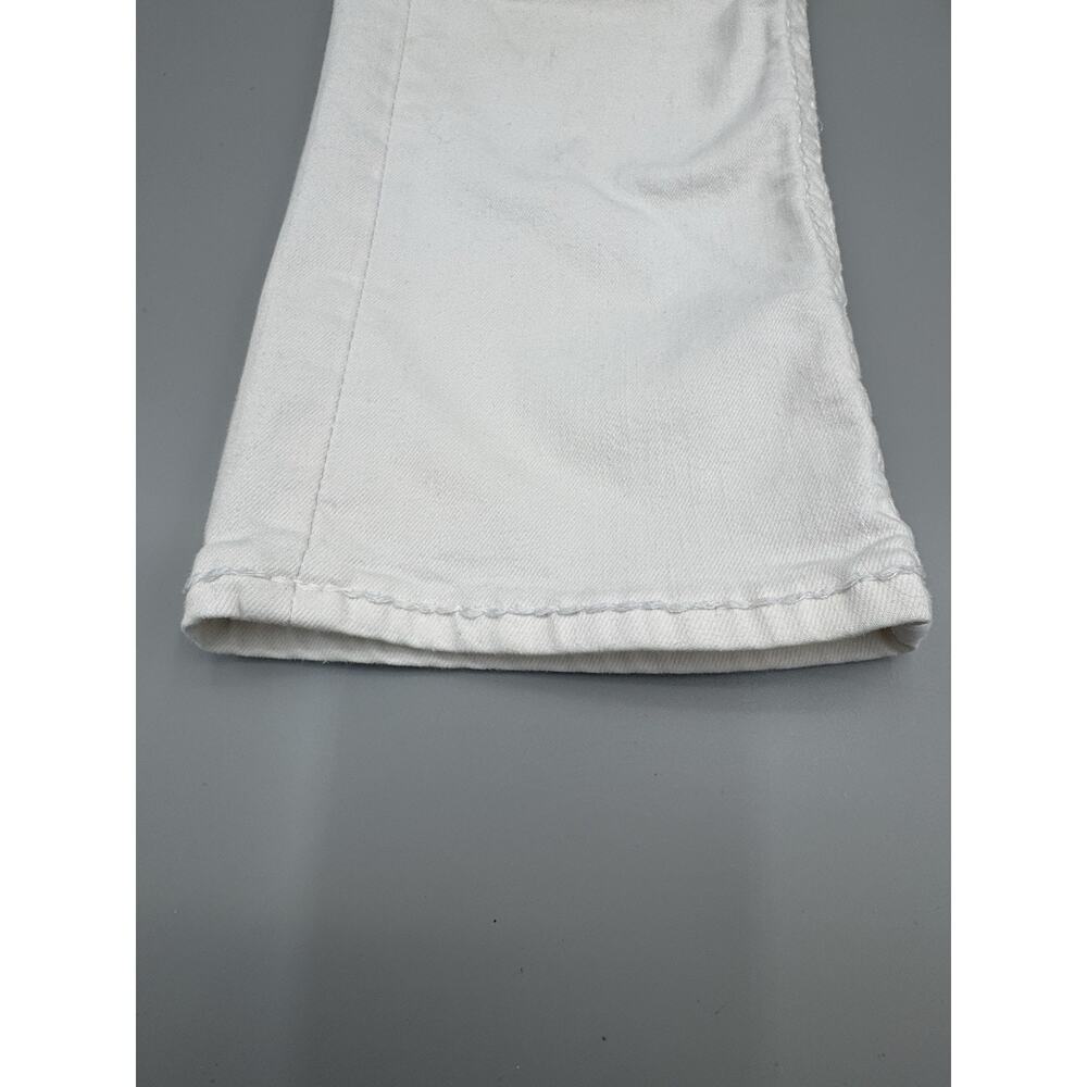 Women's‎ VIGOSS The Chelsea Capri Denim White Size 30x21 Embroidered Pockets - Picture 5 of 13